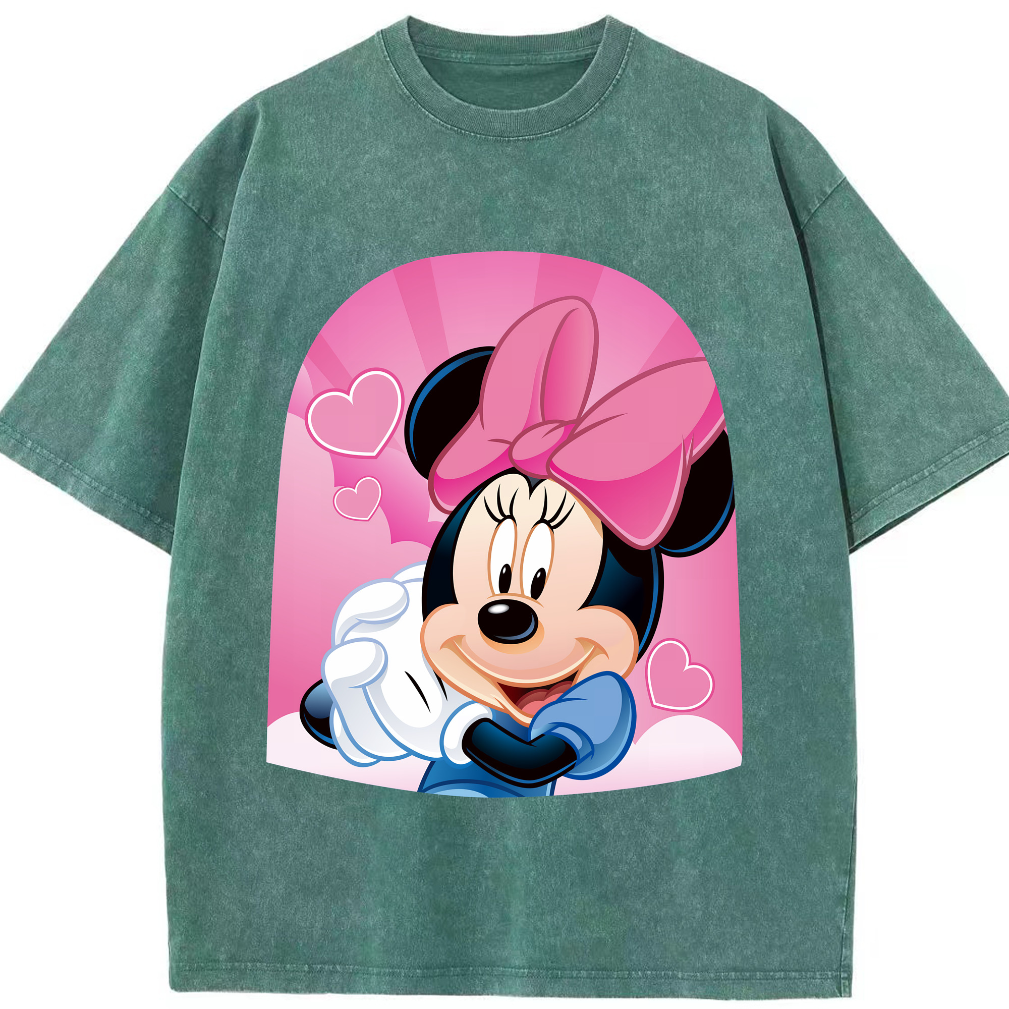 （画像用） ミッキーマウス Mickey Mouse 綿100% ヴィンテージ風 半袖Tシャツ（フロントプリント）